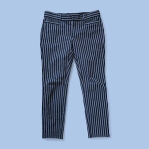 Banana Republic Blue‎ and White Striped Women's Pants